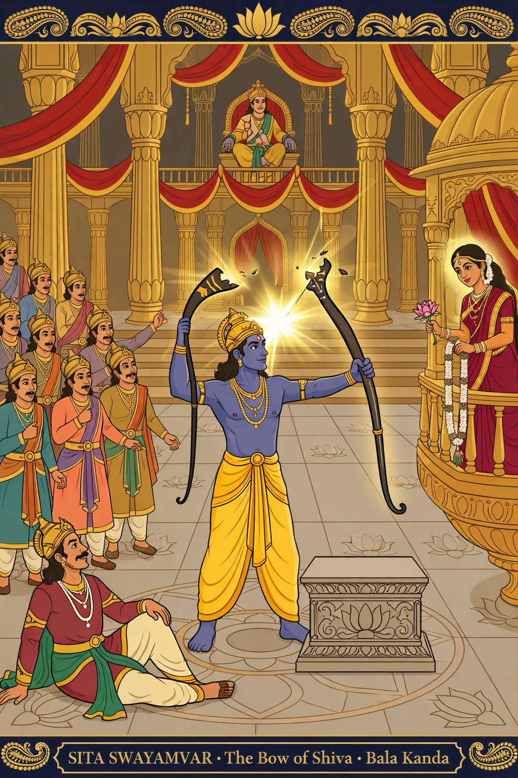 Sita Swayamvar story art